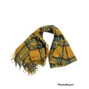 Fashion Apparel & Accessories Scarf Wrap Shawl NEW Yellow Plaid 74x26"